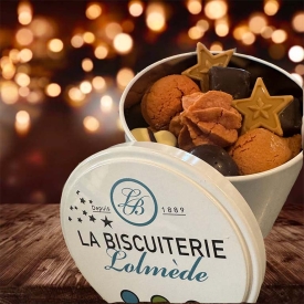 LA BOÎTE NOËL MACARONS ET CHOCOLATS - La Biscuiterie Lolmede