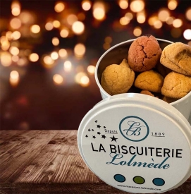 LA BOITE NOEL MACARONS - La Biscuiterie Lolmede